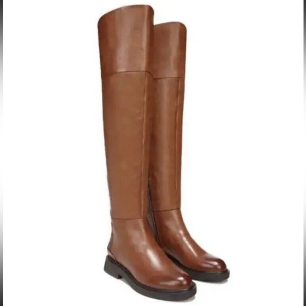 Franco Sarto Brown Over the Knee Boots